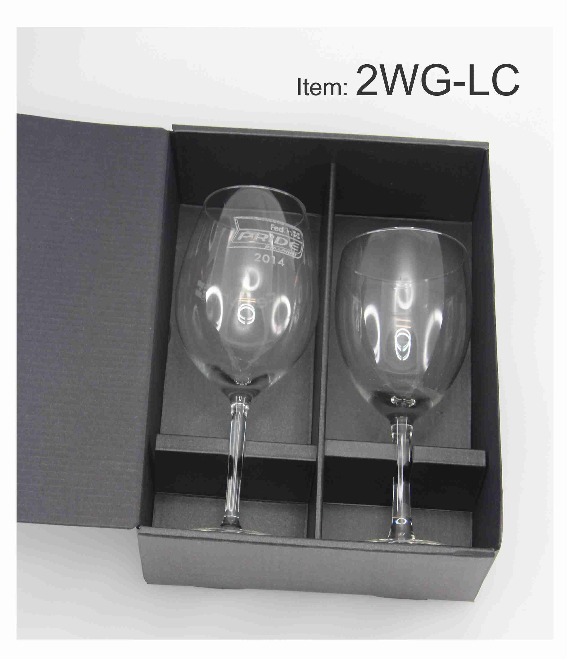 2WG-LC-wine-glass-packaging-black-presentation-gift-box-abc2000-melbourne-winebox two small wine glasses black gift box with window