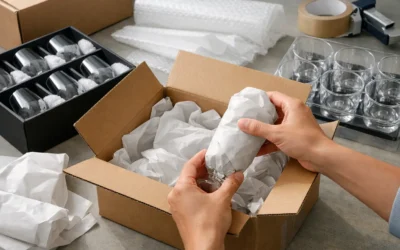 How to Pack Glasses in a Box Properly