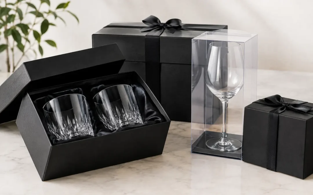 Black Cardboard Gift Boxes Review for Glassware